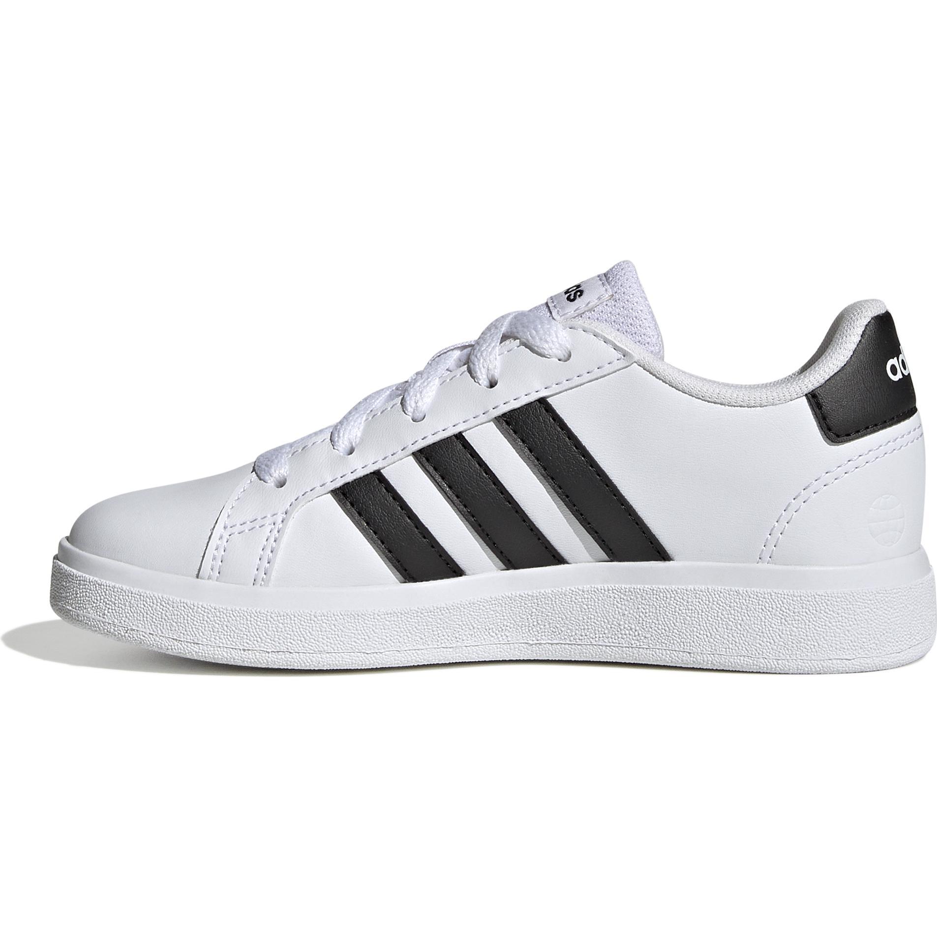 adidas, Jungen, Sneaker, GRAND COURT 2.0 K,FTWWHT/CBLAC FTWWHT/CBLACK/CBLACK Grösse: 34, Mehrfarbig, (34)