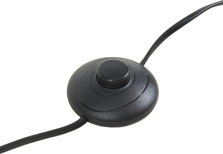 Actual product image Lux.Pro Stehleuchte Fildholm 157cm Messingfarben/Leinenoptik (E27)