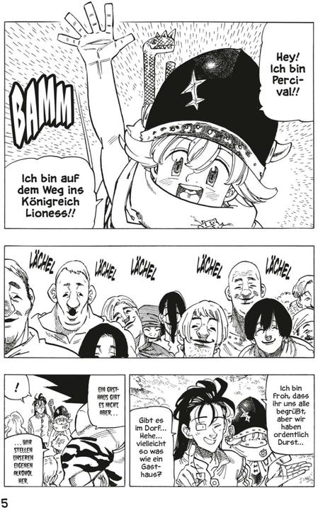 Image du produit Seven Deadly Sins: Four Knights of the Apocalypse 5 (Allemand, Suzuki Nakaba, 2023)