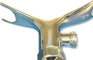 Produktbild Megatherm Arimex Duet gaffelstykke med kontraventil -
