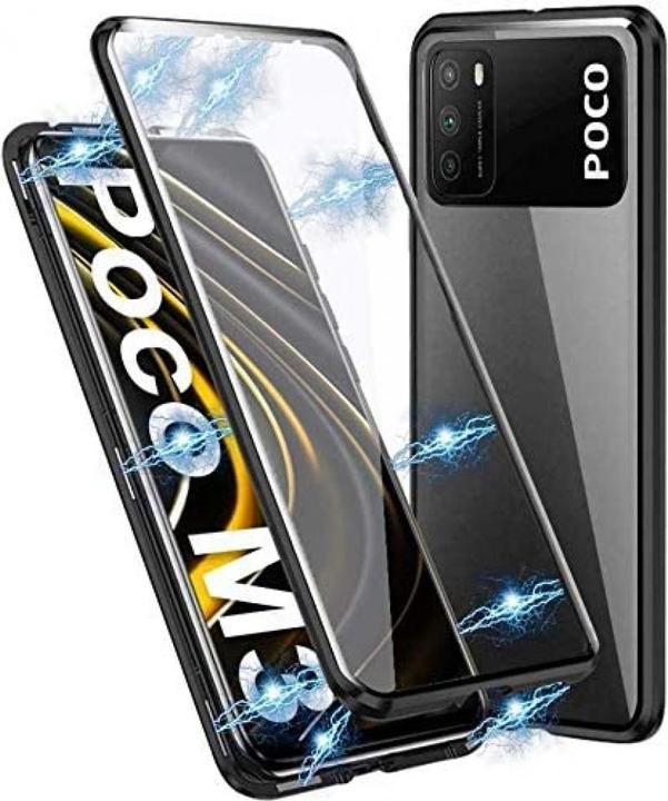 G-Case Xiaomi Poco M3 Aluminium Magnetic Glass Case Hülle (Xiaomi Poco M3)