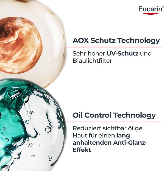 Actual product image Eucerin Oil Control (Sun cream face, SPF 50+, 50 ml)