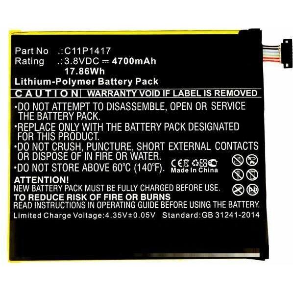 CoreParts Battery for Asus Mobile (Akku), Mobilgerät Ersatzteile, Schwarz