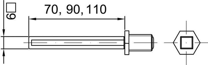 Produktbild MSL Profil-Wechselstifte 5496 (Türgarnitur)
