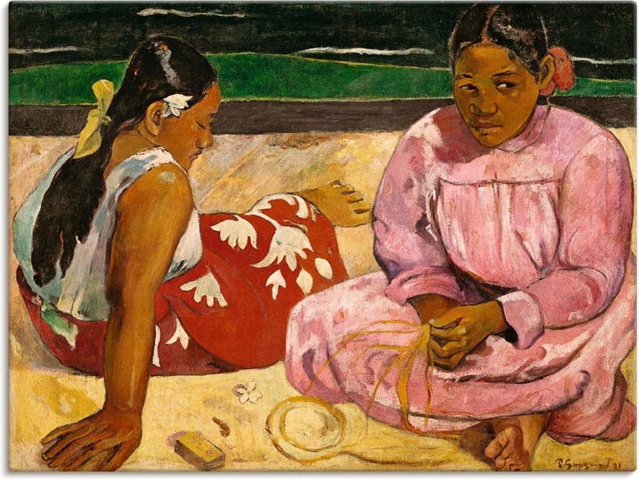 Immagine prodotto Artland Donne di Tahiti (o: sulla spiaggia).1891 T6RH (40 x 30 cm)