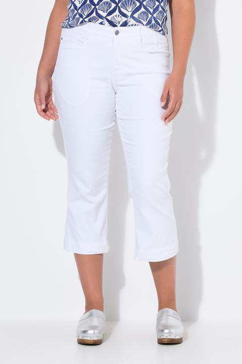 Actual product image Laurasøn Damen 3/4 Straight-Jeans schneeweiss 42 838713200-42 (42)