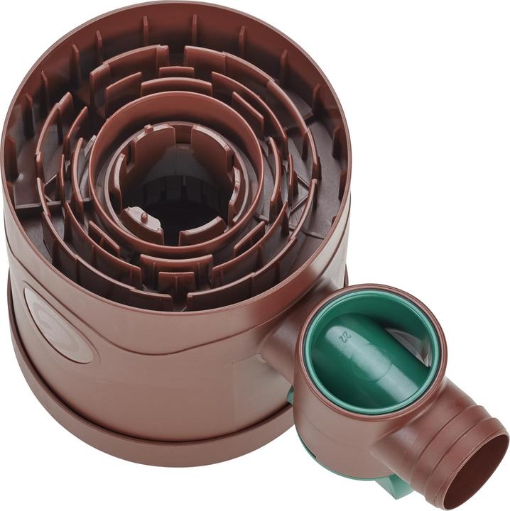 Actual product image Garantia Rainwater collector DN 68-100 with tap brown incl. filter insert