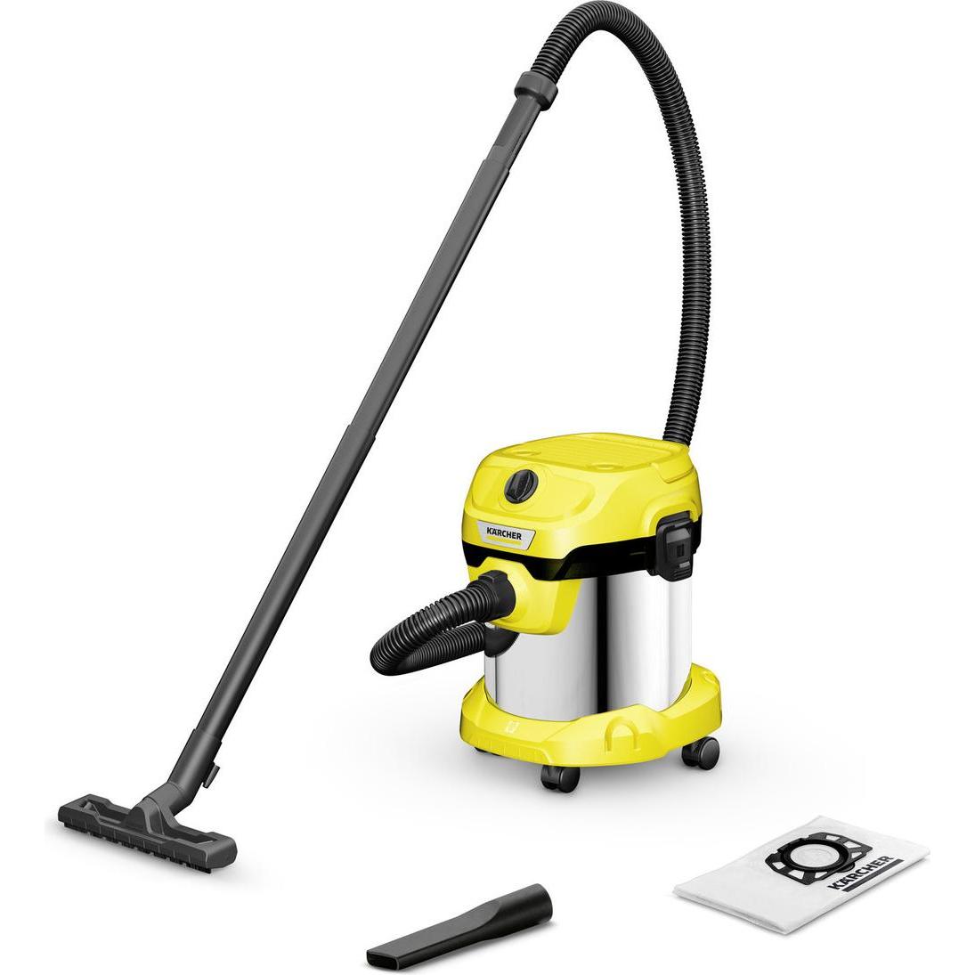 Kärcher, Industriestaubsauger, V-15/4/18 Kanisterstaubsauger 15 L Trockener Zylinderstaubsauger 1000 W Staubbeutel (Troc...