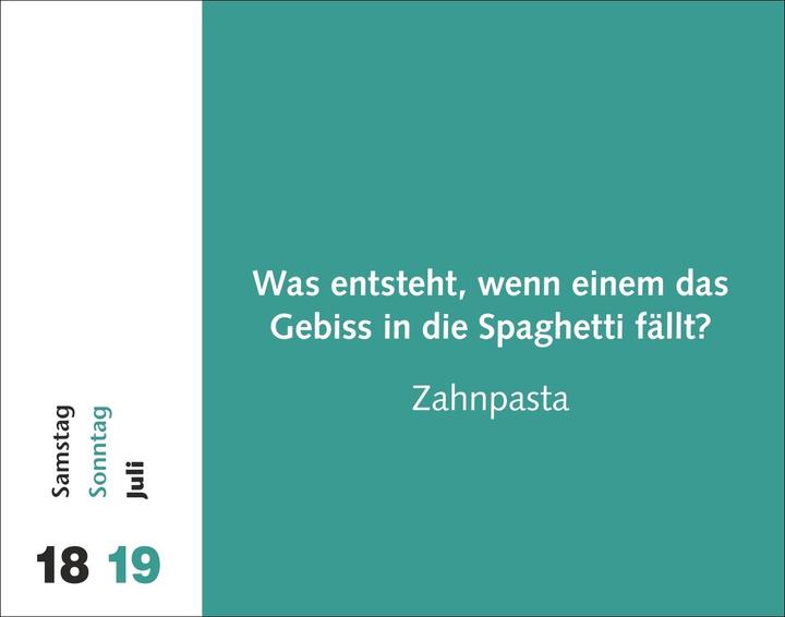 Actual product image Harenberg Witzirin Tagesabreisskalender 2026 - Diese Packung enthält: die lustigsten Witze für die tägliche (14 x 11 cm, German)