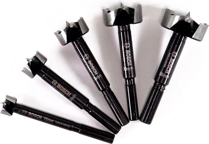 Produktbild Bosch Professional Zubehör 5-tlg. Forstnerbohrer-Set, 15–35 mm (35 mm, 15 mm, 30 mm, 20 mm, 25 mm)