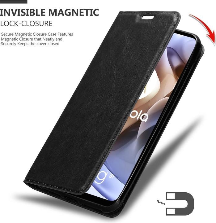 Productafbeelding Cadorabo Boek Invis. Magnetisch deksel (Motorola Moto G31, Motorola Moto G41)