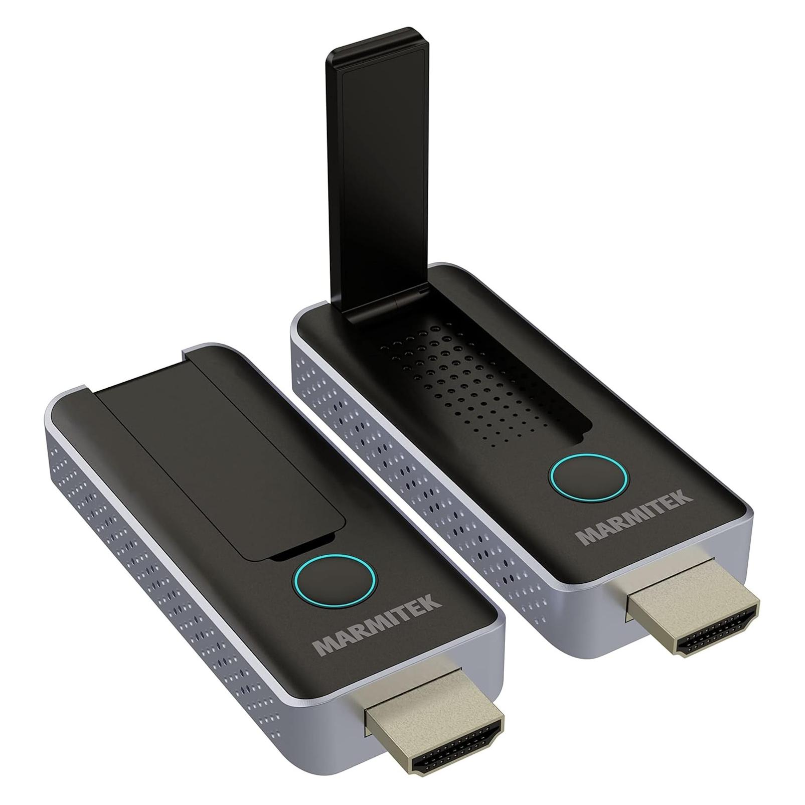 Marmitek Drahtloses Präsentationssystem Mit AirPlay, Miracast Und Usb-C Für Bis Zu 20 Teilnehmer (20 m), Wireless Transmitter