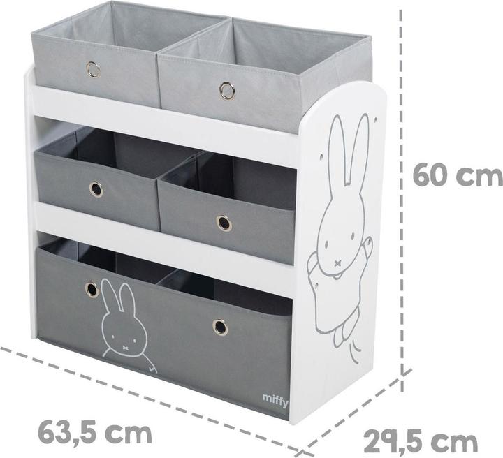 Actual product image Roba Game shelf Miffy (30 x 30 x 60 cm)