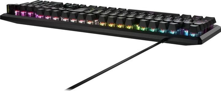 Image du produit Corsair K70 RGB CORE Clavier de jeu mécanique, rétroéclairé par LED RGB, MX rouge, noir, (CH-910971E (CH, Filaire)
