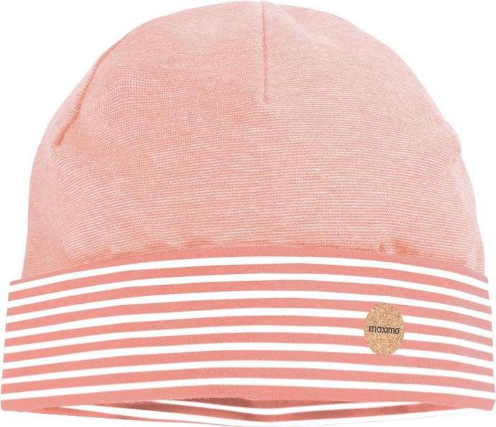 Image du produit Maximo Bonnet bébé en jersey à bord rabattu - candy peach