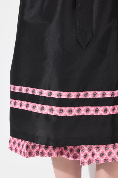 Actual product image Ulla Popken Ornamental Print Goblet Collar Dirndl (62)