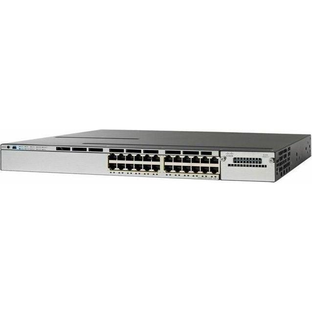Cisco CATALYST 3850 24 PORT (24 Ports), Netzwerk Switch, Silber