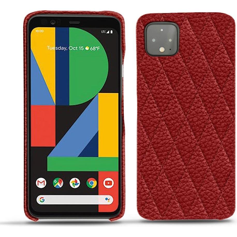 Noreve Lederschutzhülle (Google Pixel 4 XL), Smartphone Hülle, Rot