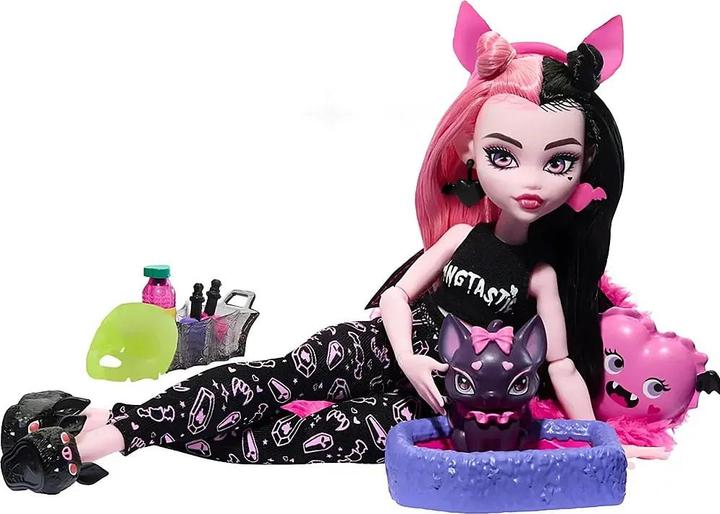 Produktbild Monster High Draculaura, Schaurig schöne Pyjamaparty