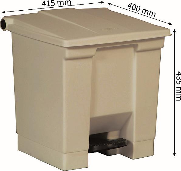 Immagine prodotto Vepa Bins Bidone industriale a pedale, capacità 30 l, beige. (30 l)