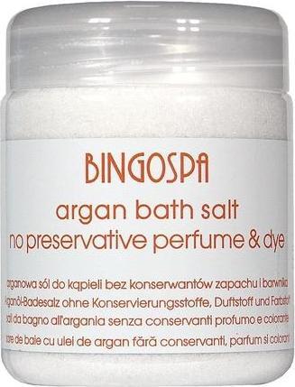 Image du produit BingoSpa Sel de bain d'argan pour bains bouillonnants, soins et gommage 550g (Sel de bain)