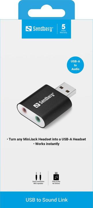 Produktbild Sandberg USB to Sound Link (USB)