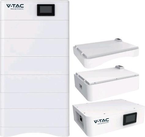Actual product image V-TAC OHS30K100 Battery pack 30 kWh high voltage Stackable storage batteries Integrated BMS 30