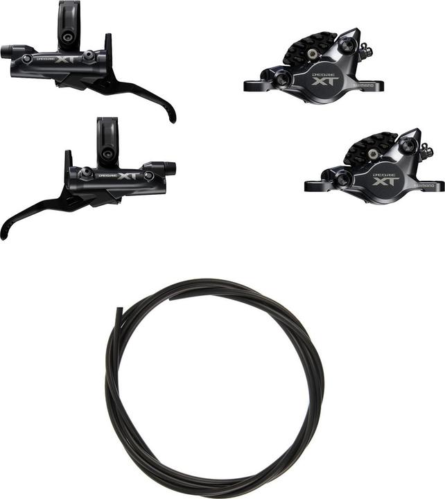 Produktbild Shimano XT BR-M8220 mit BL-M8200 Upgrade Kit (Vorne + Hinten, Bremsset, 2)