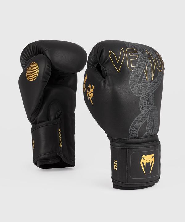 Produktbild Venum Boxhandschuhe Serpenti Schwarz/Silber/Gold (10 OZ, One Size)