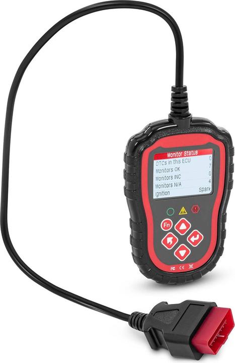 Produktbild MSW OBD2-Diagnosegerät Kfz Auslesegerät 25 V LCD Fehlercodes, VIN, ID, CVN, PCM, ECU