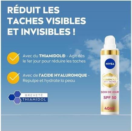Image du produit NIVEA Ensemble Luminosité 630 Soin de Jour et Sérum
