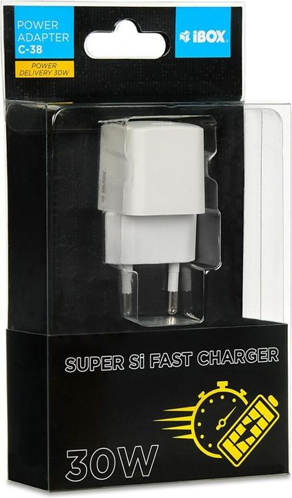 Actual product image iBox C-38 USB-C charger PD30W (30 W)