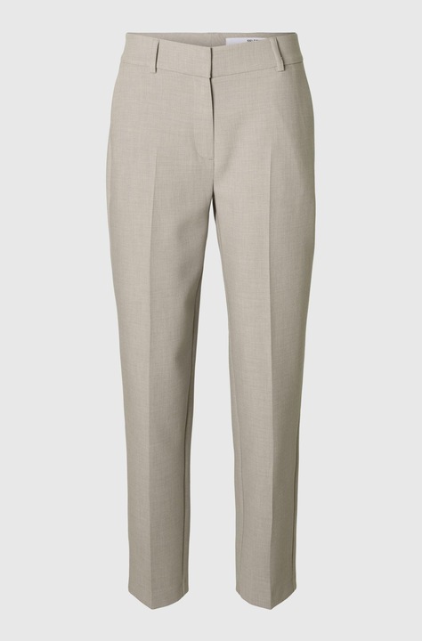 Actual product image Selected Femme Slfrita-Ria Mw Crop Pant Mel Noos (40)