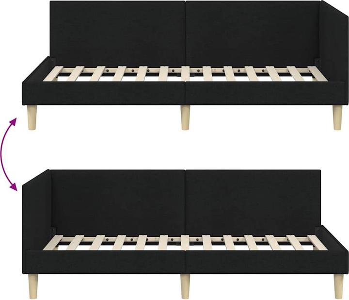 Actual product image vidaXL Eckbettgestell