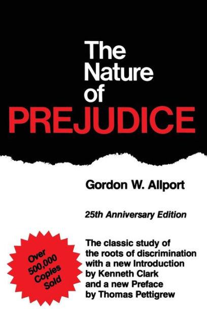 Image du produit La nature du préjugé (Anglais, Gordon Allport, 1979)