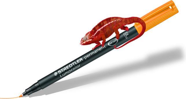 Actual product image Staedtler Lumocolor permanent (Orange, 0.60 mm, 1 x)