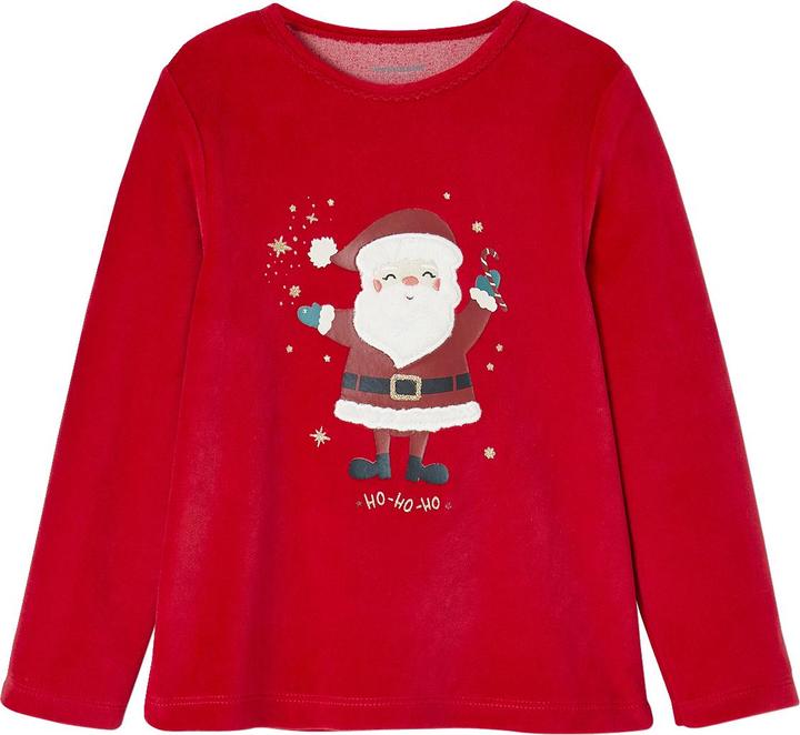 Produktbild Vertbaudet Mädchen Weihnachts-Schlafanzug aus Samt (92)