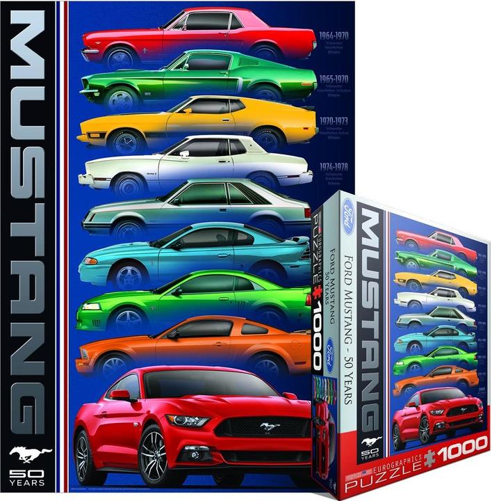 Immagine prodotto Eurographics 50 anni Ford Mustang (1000 pezzi)