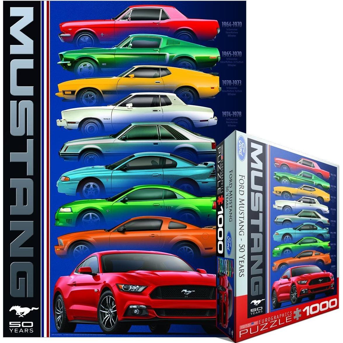 Thumbnail - Eurographics 50 Jahre Ford Mustang (1000 Teile)