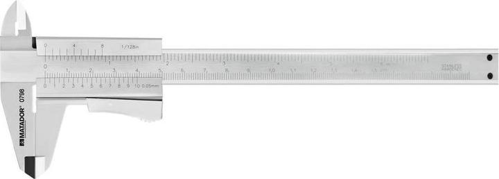 Matador Pied à coulisse de poche, DIN 862, 150 mm (15 cm)