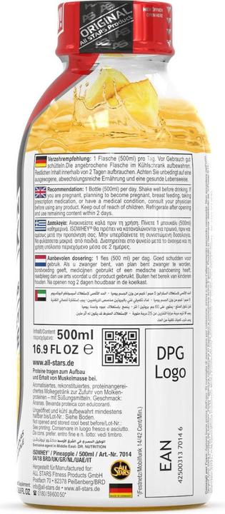 Actual product image All Stars Isowhey Pure (Wild berry, 1 x)