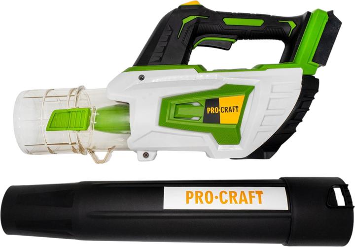 Produktbild Procraft PB20 Akku Laubbläser 20 V TURBO + 1x Akku 4,0 Ah - ohne Ladegerät (Akkubetrieb, Laubbläser)