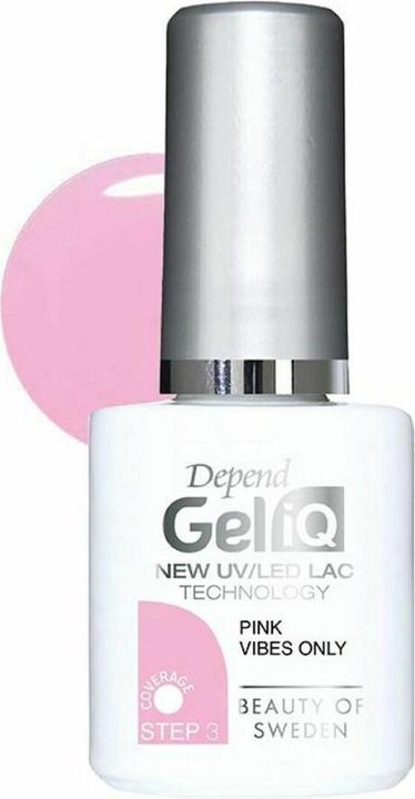 Beter Nagellack Gel iQ Pink Vibes Only (5 ml) (Pink Vibes Only, Gel-Effekt Nagellack)