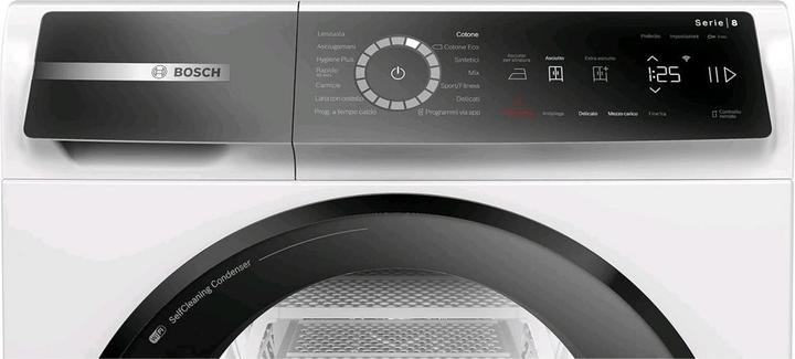 Produktbild Bosch Hausgeräte 8 Serie WQB245B0IT Freistehender Wäschetrockner Frontlader 9 kg A++ Weiss (9 kg, Rechts)