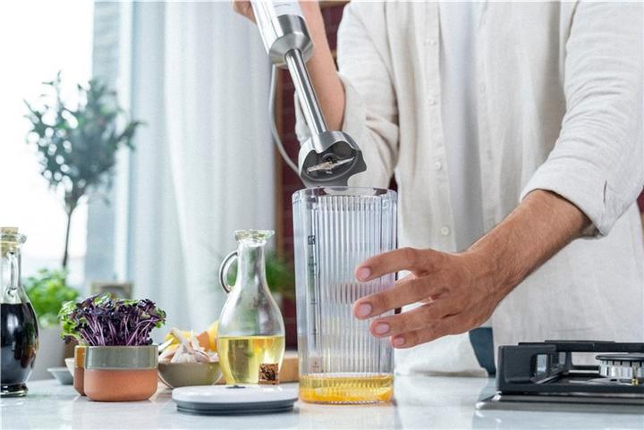 Produktbild Zwilling Enfinigy Stabmixer inkl. Becher u Vakuumdeckel silber