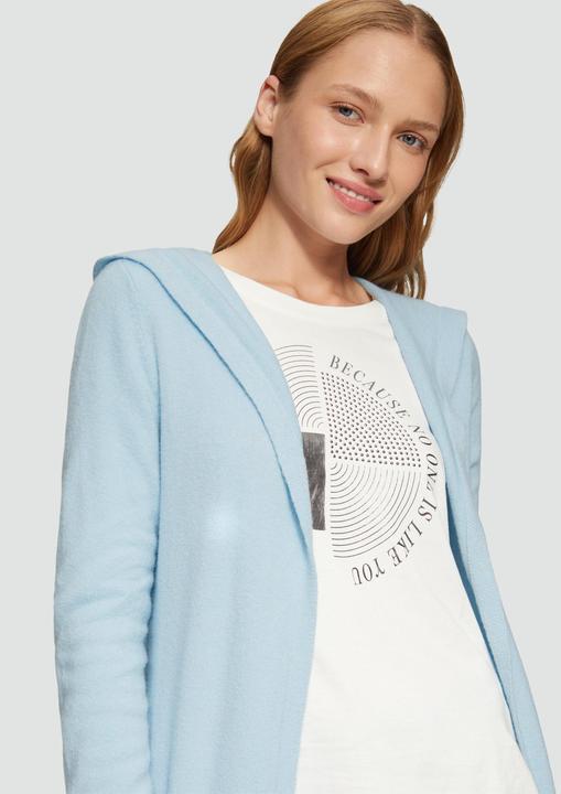 Immagine prodotto S.Oliver Strickjacke Long-Cardigan mit Kapuze (40)