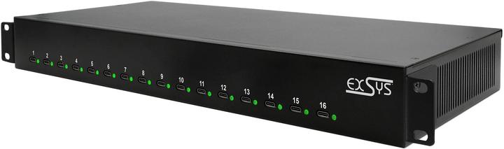 Produktbild Exsys 16-Port USB-C Ladestation 1008W (16 Ports)
