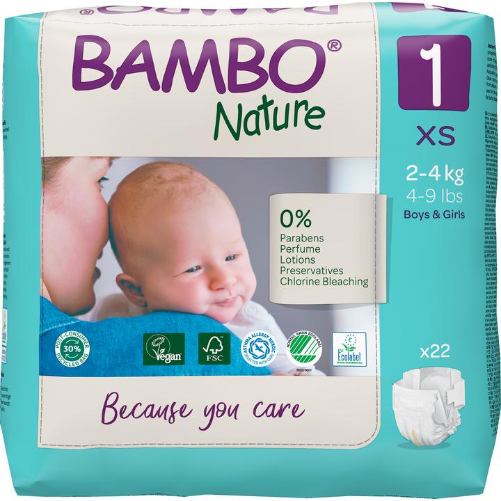 Actual product image Bambo Biowindeln Junior (Size 5, Pack, 44 Piece)