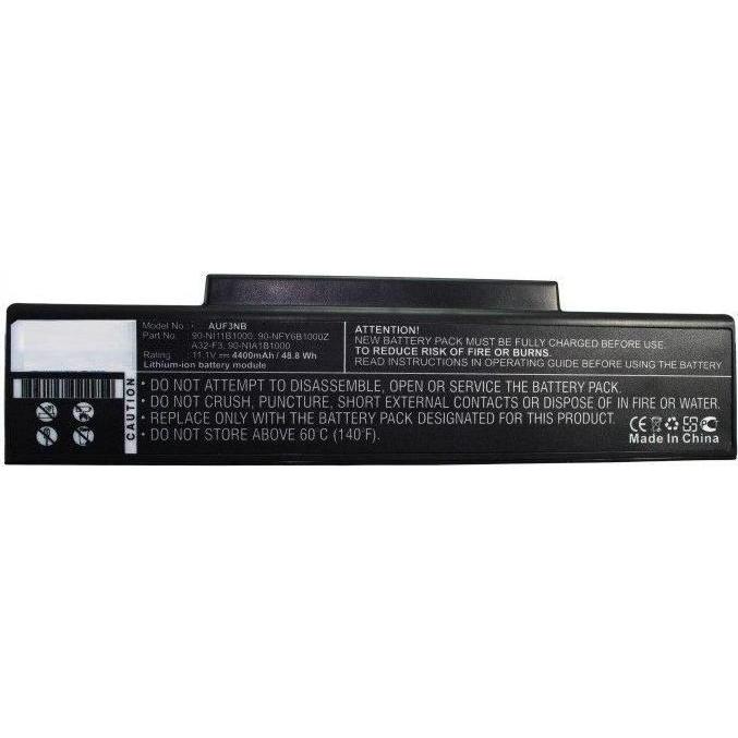 Thumbnail - CoreParts Laptop Battery for Advent (1 Zellen, 4400 mAh), Notebook Akku, Schwarz