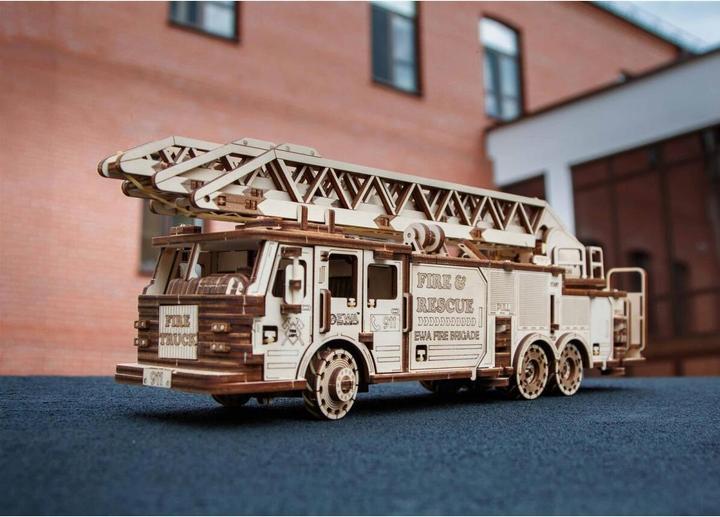 Image du produit Eco Wood Art Camion de pompiers - Kit de construction en bois 3D